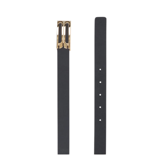 Victoria Beckham Jumbo Dorian Belt - Black