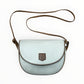 Celine Vintage white/tan leather crossbody bag