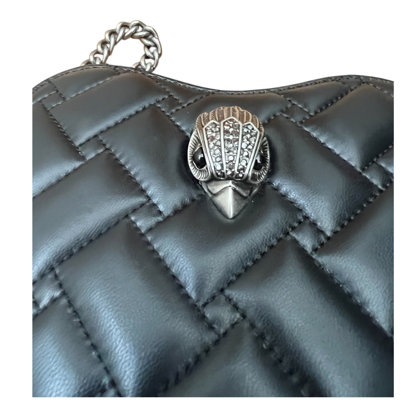 Kurt Geiger Kensington Heart Quilted Leather Bag