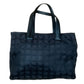 Chanel Black Travel Line CC Tote Bag