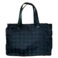 Chanel Black Travel Line CC Tote Bag