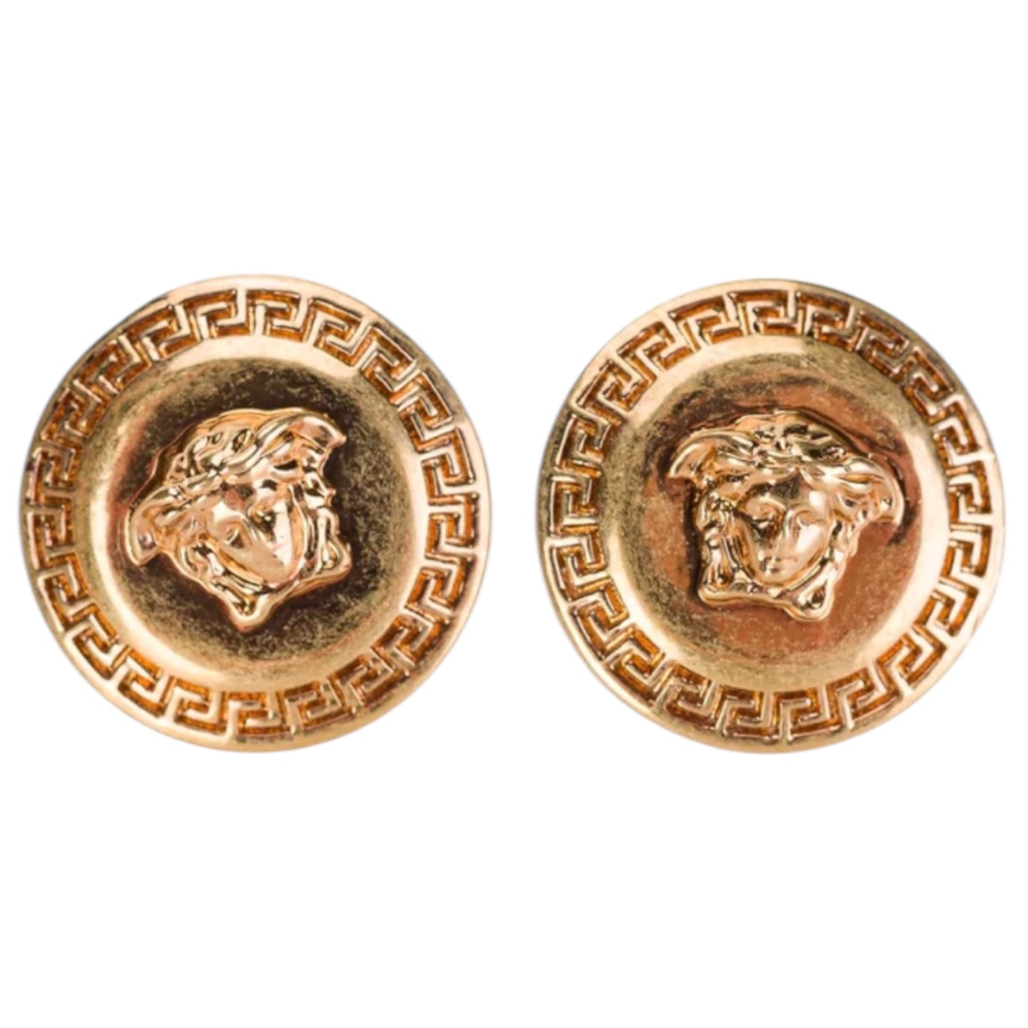 VERSACE Medusa Gold Stud Earring