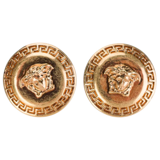 VERSACE Medusa Gold Stud Earring