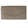 Louise Vuitton Empreinte Leather "Sarah" Wallet - Beige