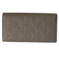 Louise Vuitton Empreinte Leather "Sarah" Wallet - Beige